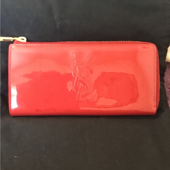 Authentic YSL Patent Leather Wallet - Picture 2 of 14